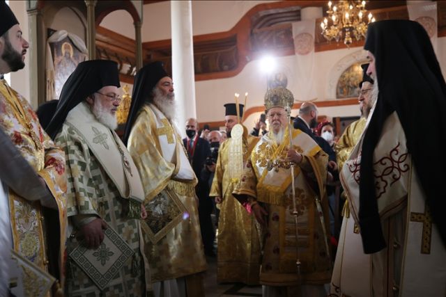 Fener Greek Orthodox patriarch conducts ritual in northwestern Turkiye ...