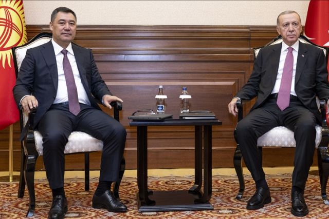 Turkish President Erdogan Meets Kyrgyz Counterpart In Kazakhstan's ...