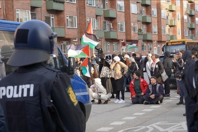 Copenhagen police arrest scores of pro-Palestinian activists on charges ...