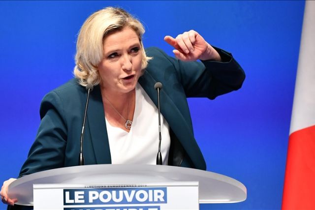 French Far-right Figure Le Pen Hails 'end' Of President Macron’s Bloc ...