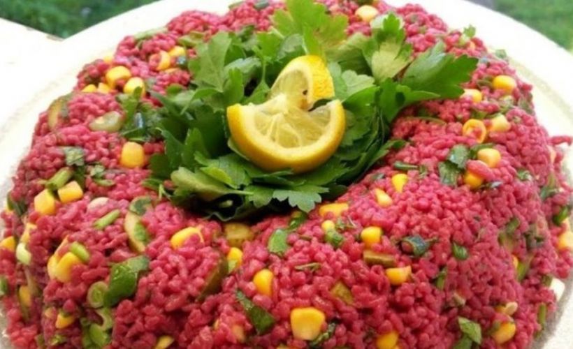 Şalgamlı bulgur salatası tarifi | Mor salata nasıl yapılır?