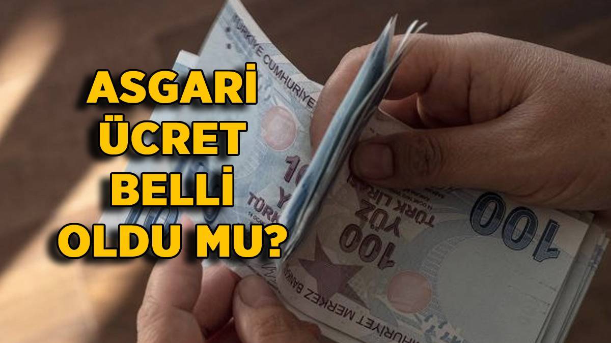 Asgari ücret açıklandı mı? 2022 asgari ücret belli oldu mu? Asgari ücret 4100 TL mi?