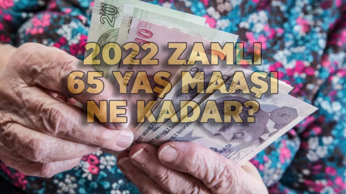 65 yaş aylığı zamlandı mı? 2022 Temmuz 65 yaş maaşı ne kadar oldu? Yaşlılık aylığı kaç TL oldu? Yaşlılık aylığına yüzde kaç zam geldi?