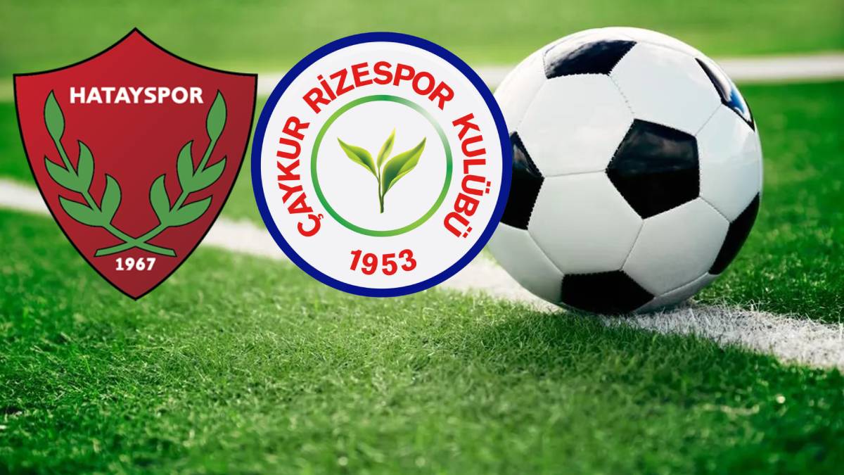 Hatayspor - Çaykur Rizespor maçı hangi kanalda? Canlı izle seçeneği var mı? Hatayspor-Çaykur Rizespor maçı televizyondan yayınlanacak mı?