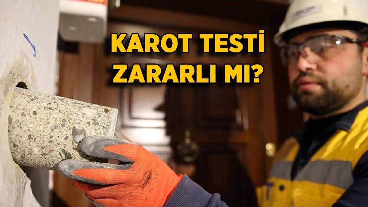 Karot testi binaya zarar verir mi? Kolondan örnek alma zararlı mı?