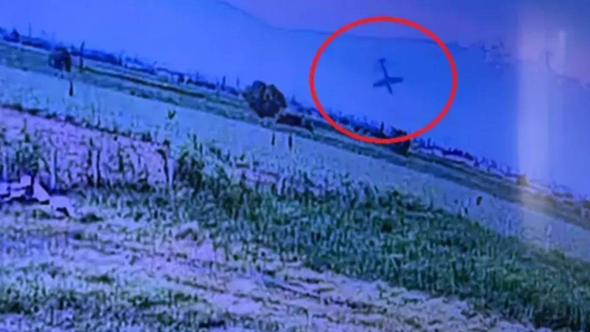 Kayseri'deki uçak kazasının yeni görüntüleri ortaya çıktı