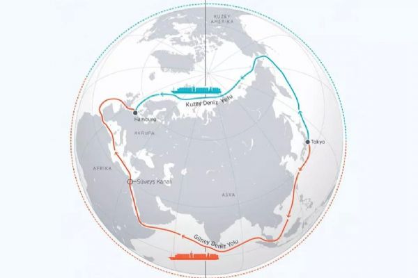 Rusya ile Çin arasında Kuzey Deniz Rotası anlaşması!