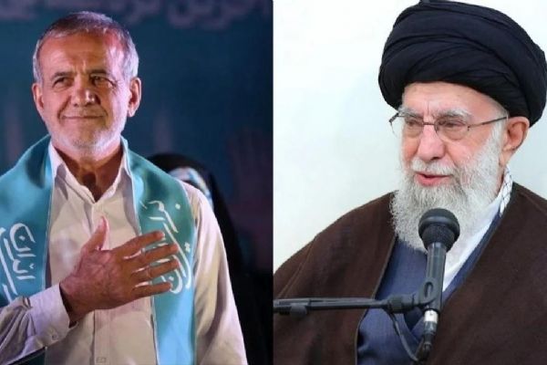 İran lideri Hamaney'den 'Pezeşkiyan'a destek olun' çağrısı