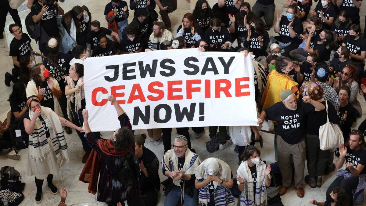 ABD'de Yahudiler Siyonist rejimi protesto etti