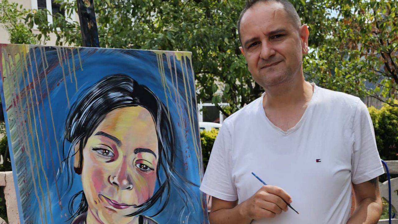 Ressam Ersoy Ayyıldız’dan Duygu Dolu Bir Tablo Daha 'Narin Güran’ın Portresi'