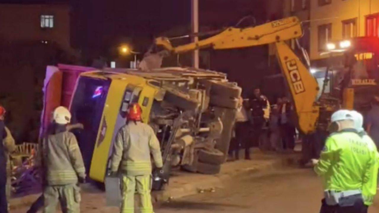 İstanbul'da dehşet anları: Freni tutmayan kamyon 3 çocuğu yaraladı!