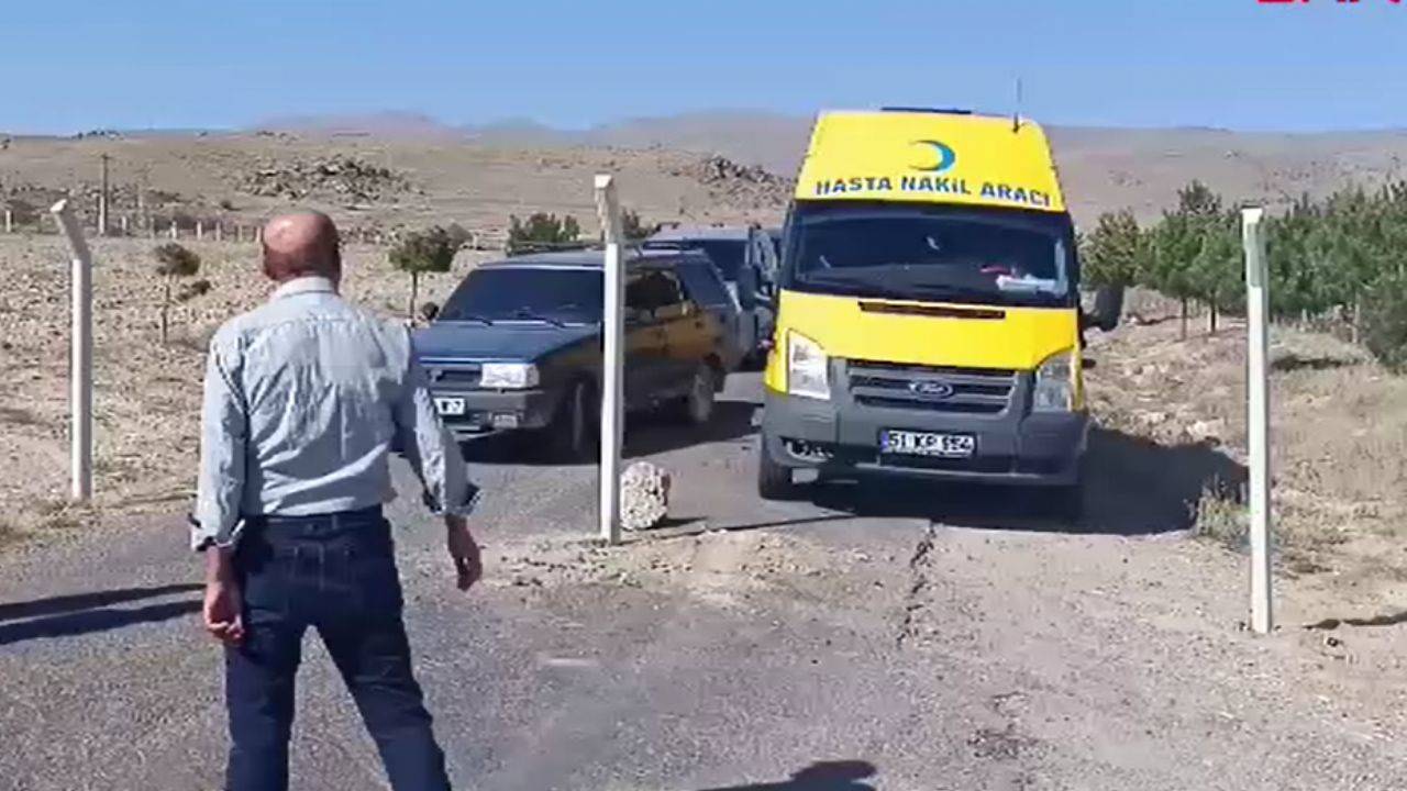 'Arsa benim' dedi, yolu kapattı