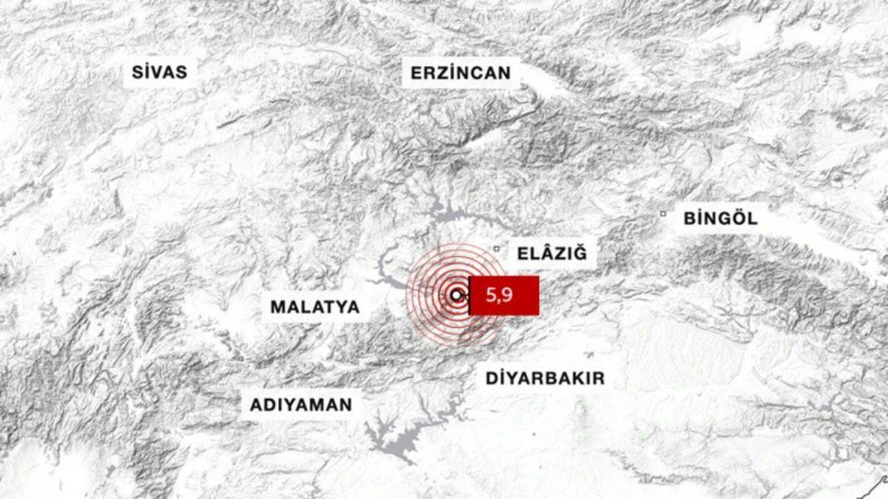 Malatya merkezli deprem bölgesinde hasar durumu