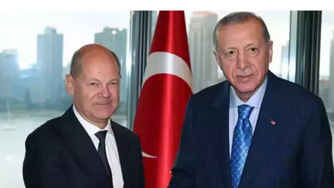 Almanya Başbakanı Scholz, Erdoğan ile görüşmek üzere İstanbul’da