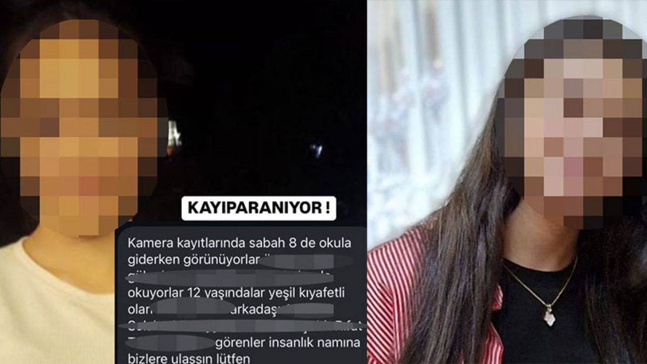 Kayıp kız çocukları arkadaşlarının evinde bulundu