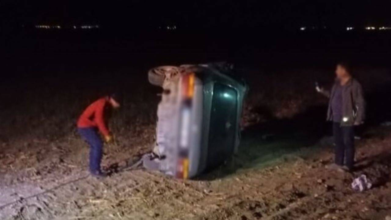 Konya’da feci kaza! Şarampole devrilen araçta sürücü hayatını kaybetti