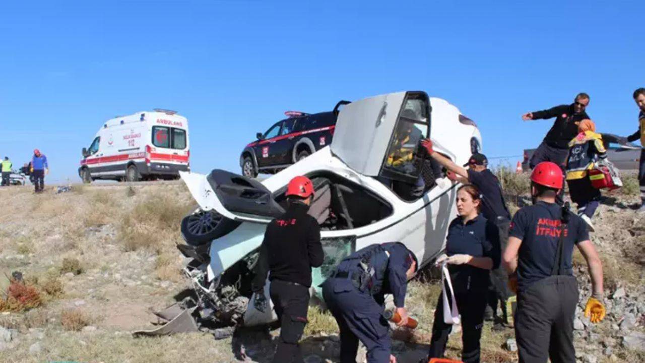 Aksaray da feci kaza: Hastane yolunda acı son!