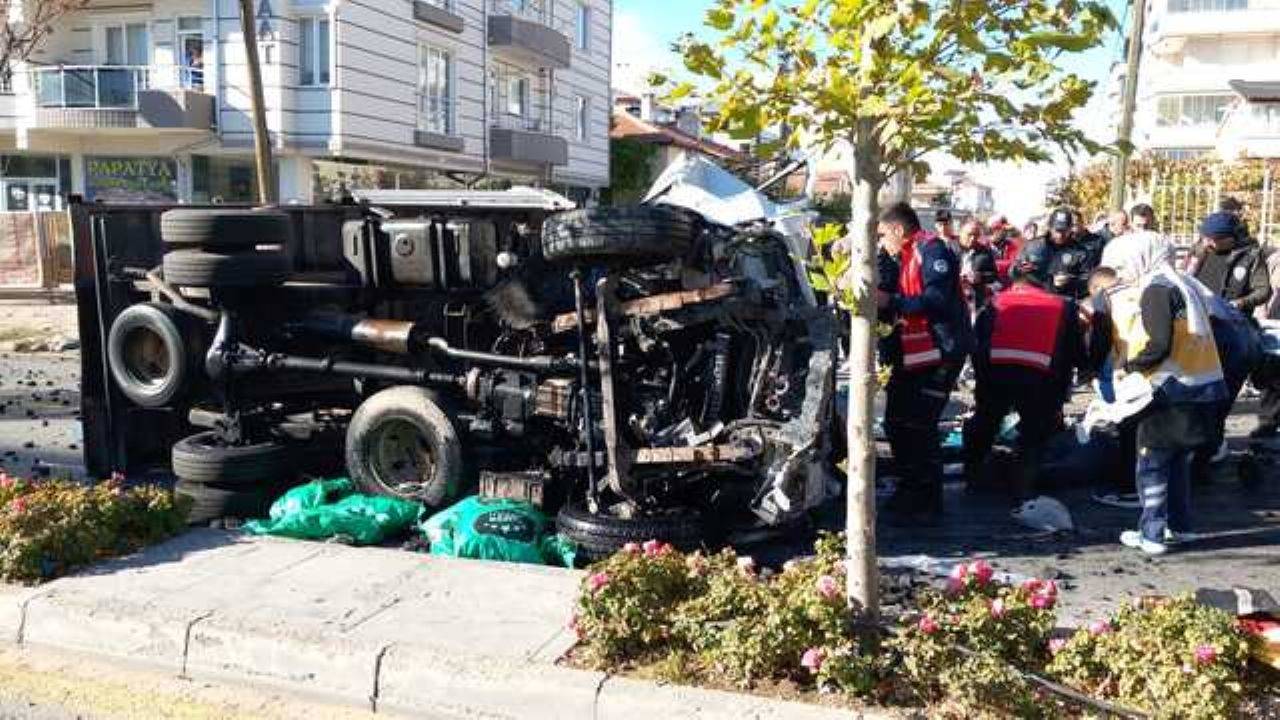 Kayseri'de feci kaza: 1 ölü, 6 yaralı