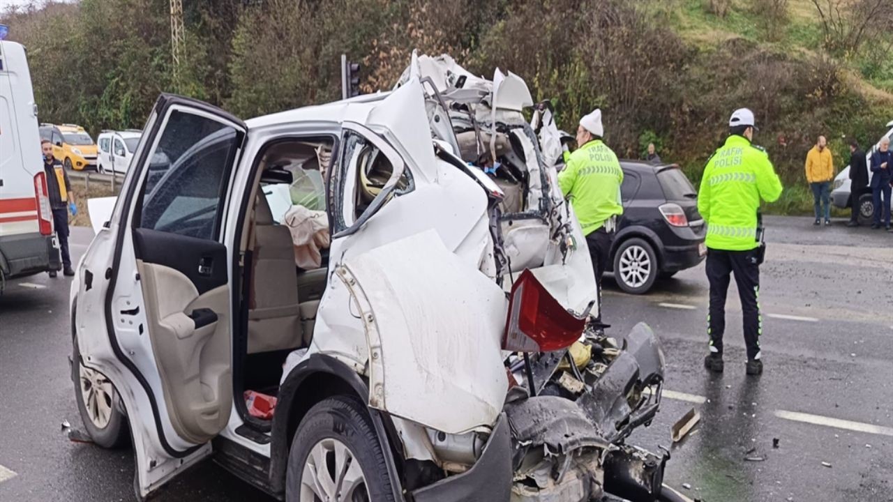 Ordu'da zincirleme kaza: 6 yaralı