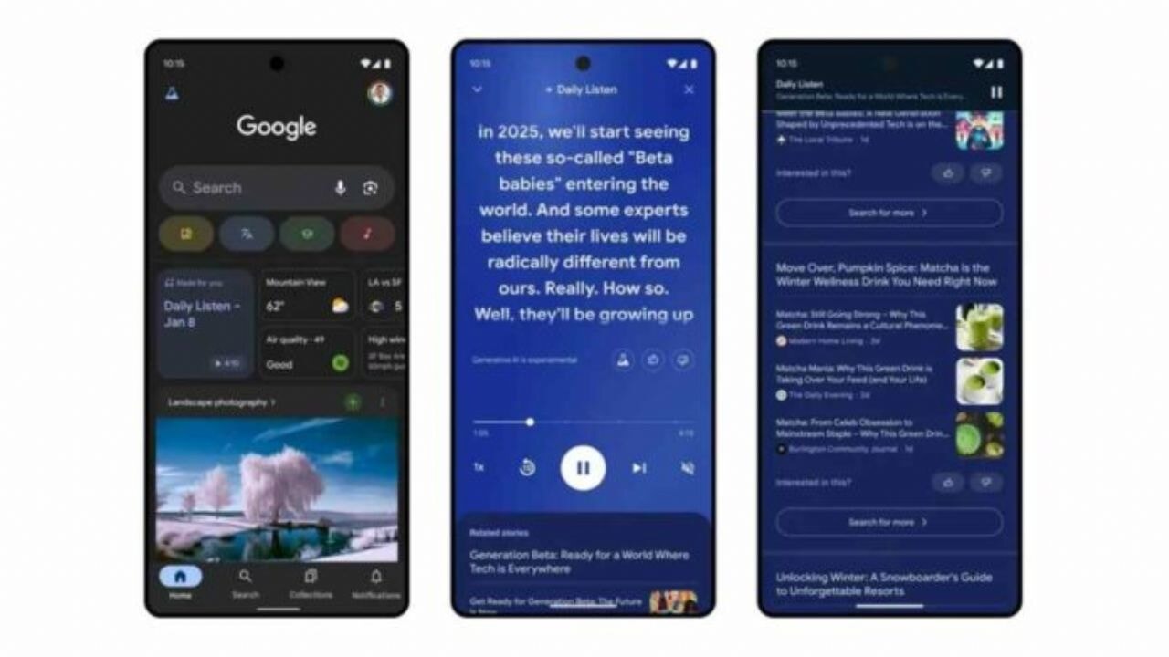 Google'dan yeni bir özellik: 'Daily Listen'