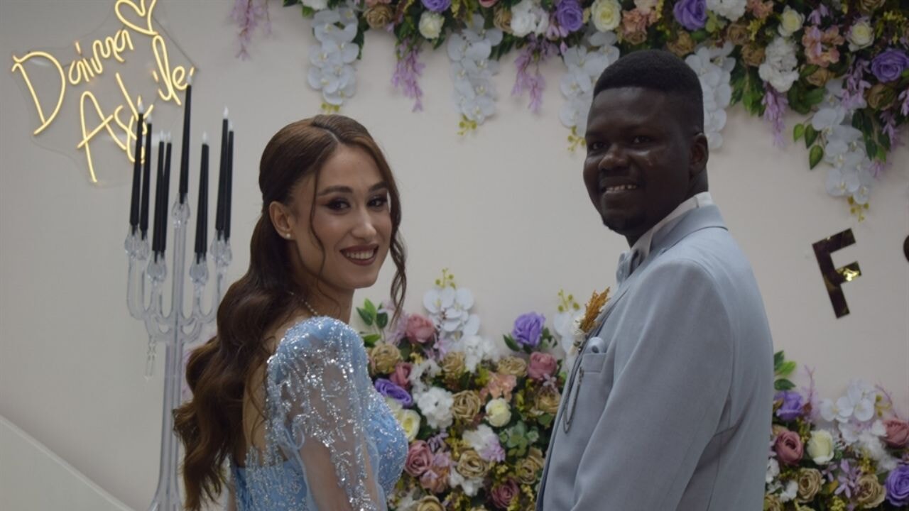 Batman'a Afrikalı damat