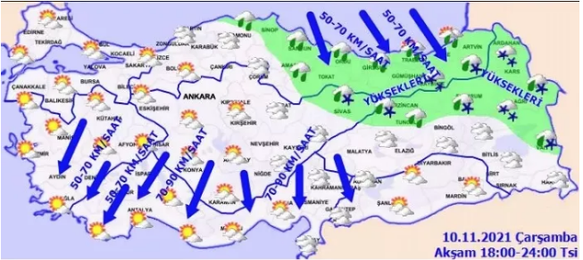 Meteoroloji'den sağanak yağmur uyarısı!