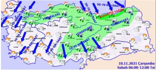 Meteoroloji'den sağanak yağmur uyarısı!