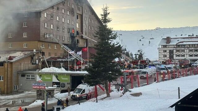 Bolu Grand Kartal Otel'de Yangın Felaketi