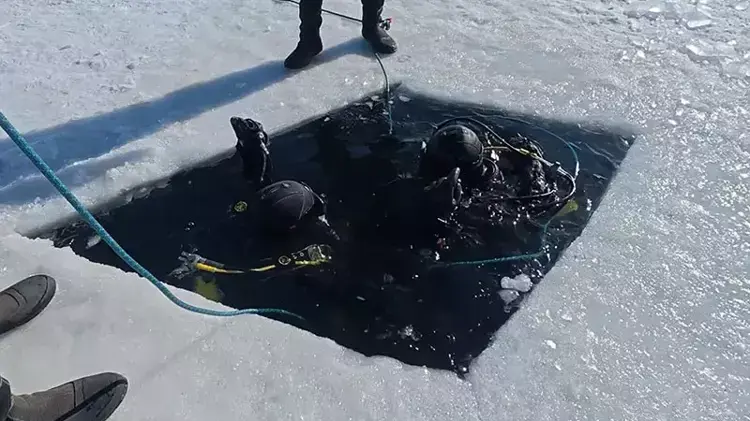 Erzurum'da Jandarma SAK Timinden Zorlu Kış Eğitimi